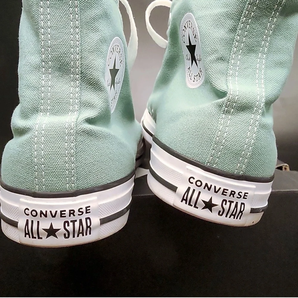 Converse All Star High Herby Green l NEW M10/W12 - Picture 7 of 8
